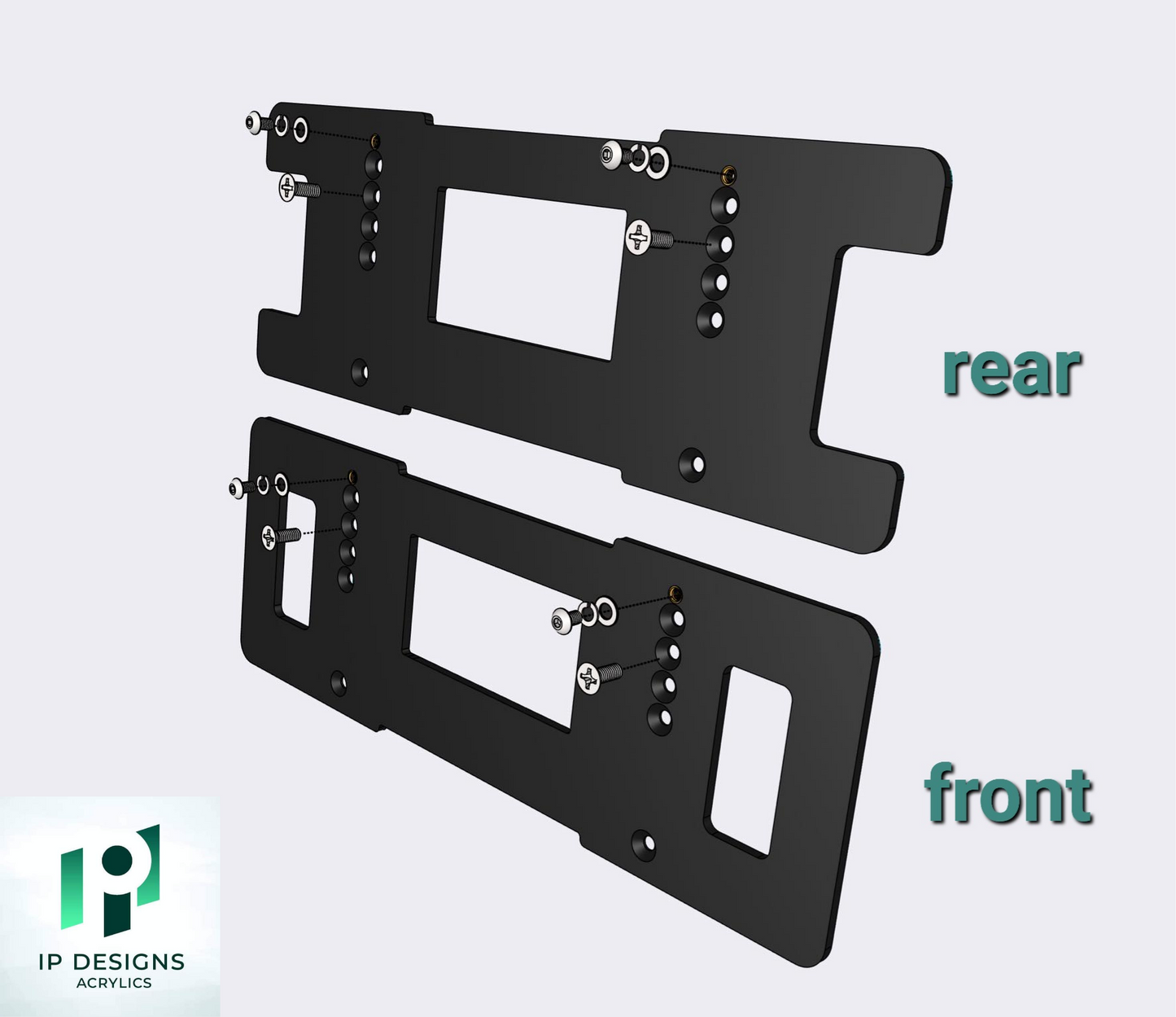 Adjustable plate adaptors / plate backing