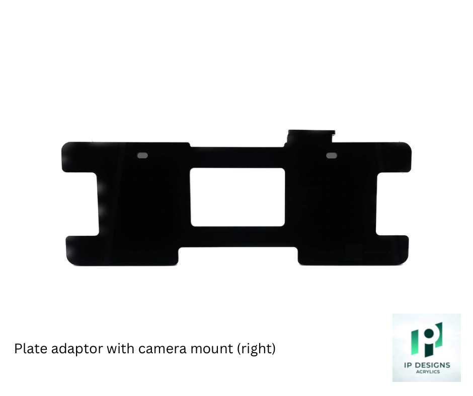 Plate adaptor with camera mount