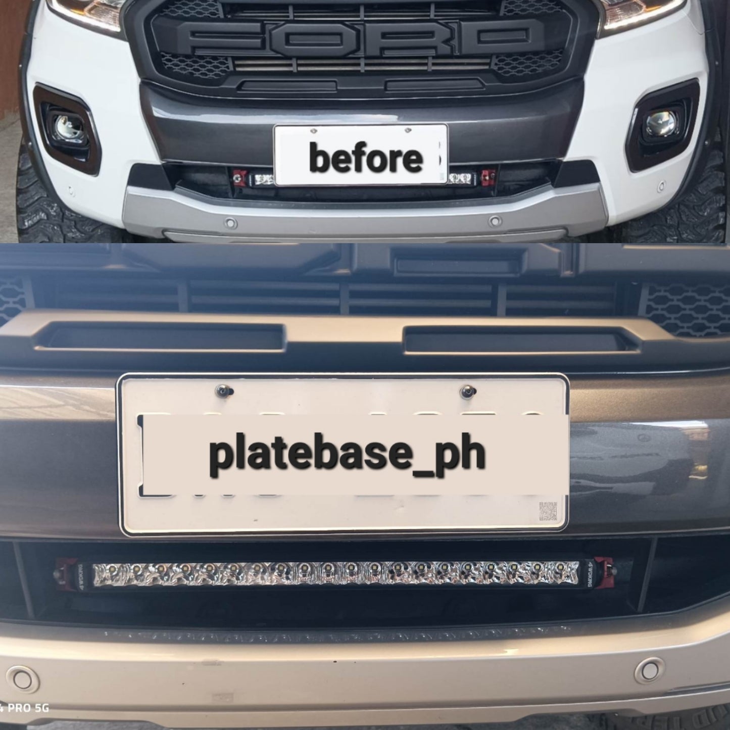 Adjustable plate adaptors / plate backing