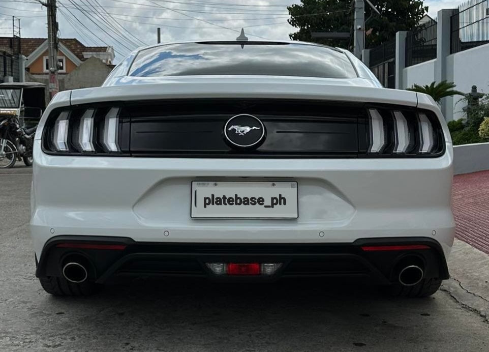 Plate adaptors for Ford Mustang