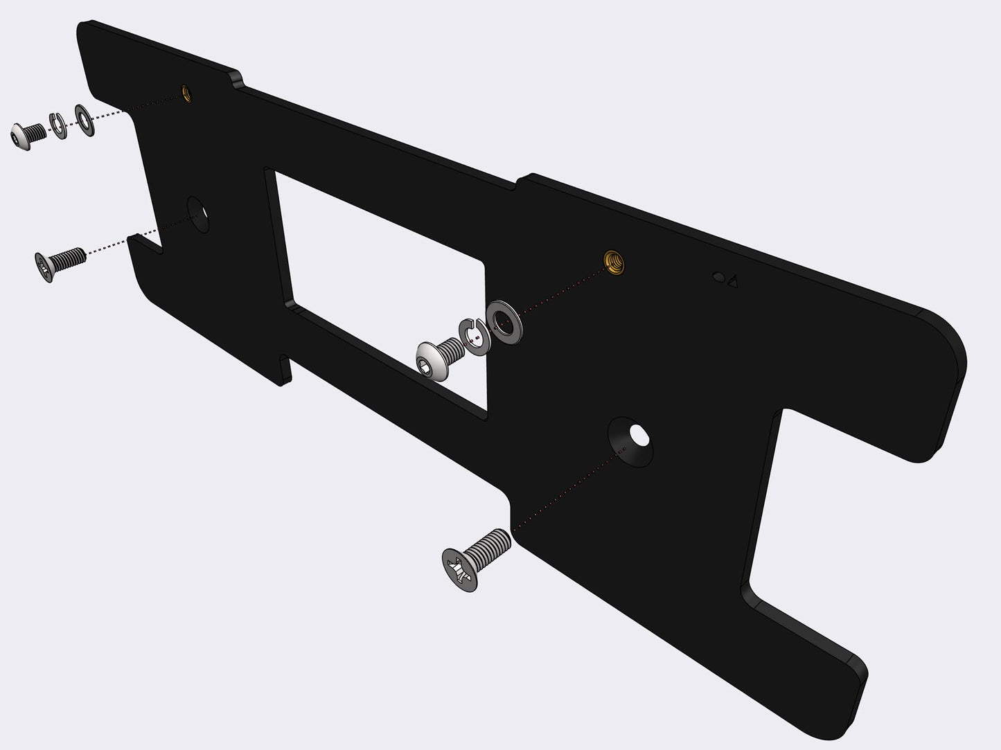 Plate adaptors for Ford Everest