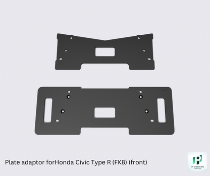 Plate adaptors for Honda Civic Type R