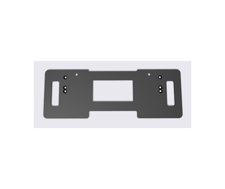 Plate adaptors for Lamborghini, Porsche, Audi, Volkswagen