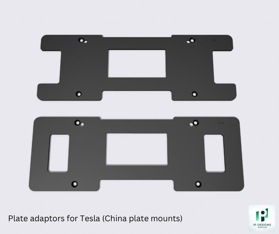 Plate adaptors for Tesla
