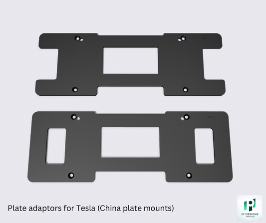 Plate adaptors for Tesla
