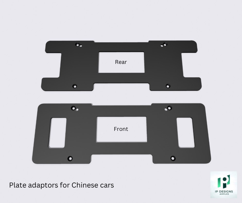 Plate adaptors for Lamborghini, Porsche, Audi, Volkswagen