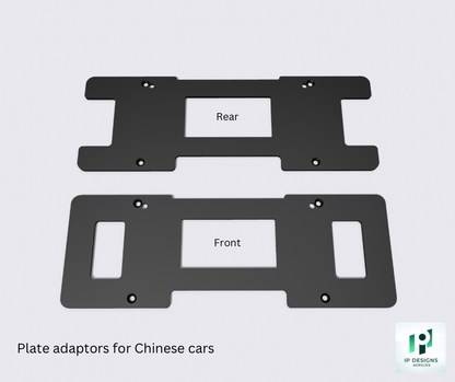 Plate adaptors for Lamborghini, Porsche, Audi, Volkswagen