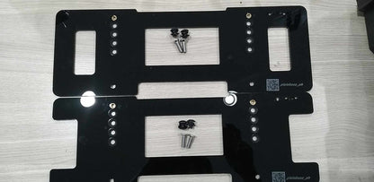 Adjustable plate adaptors / plate backing